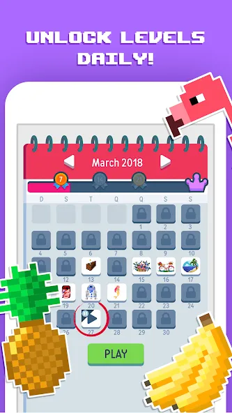 Скачать взломанную Pixelicious: Color Daily Pixel — Все цвета открыты и без рекламы — скриншот 4