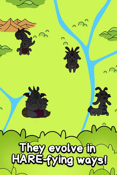 Rabbit Evolution: Merge Bunny — Мод: Много денег — скриншот 3
