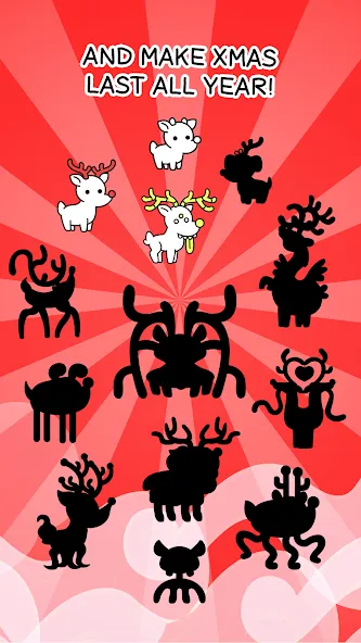 Скачать взлом Reindeer Evolution: Idle Game на Андроид — Много денег — скриншот 4 Скачать взлом Reindeer Evolution: Idle Game на Андроид — Много денег — скриншот 4