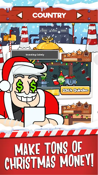 Santa’s Capitalist Factory — Мод: Много денег — скриншот 2