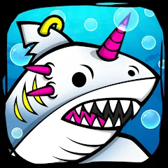 Shark Evolution: Idle Game на Андроид — Мод Много денег