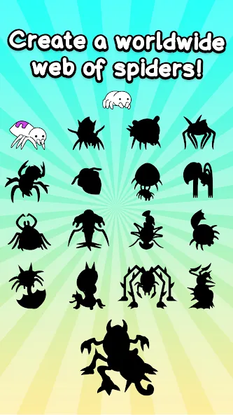Spider Evolution: Idle Game MOD — Много денег на Андроид — скриншот 4