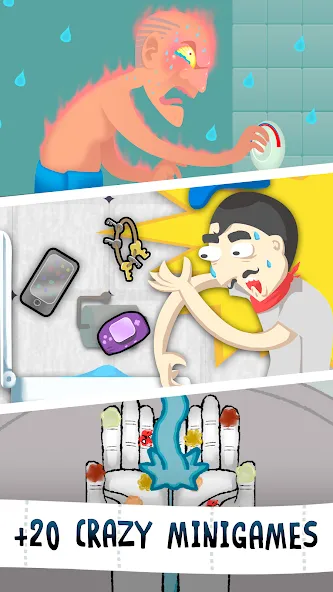 Скачать Toilet Time: Fun Mini Games на телефон — Много денег — скриншот 3