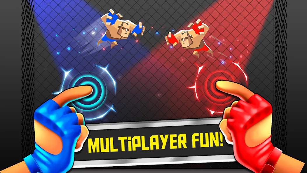 Скачать UFB: 2 Player Game Fighting MOD APK — Все бойцы разблокированы — скриншот 1