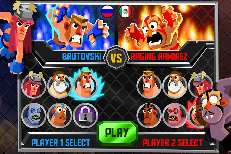 UFB 2: Fighting Champions Game (Мод Много денег и бесконечная выносливость) — скриншот 2 UFB 2: Fighting Champions Game (Мод Много денег и бесконечная выносливость) — скриншот 2