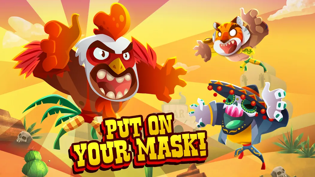 UFB Lucha Libre: Fight Game — Мод: Много денег и всё разблокировано — скриншот 1 UFB Lucha Libre: Fight Game — Мод: Много денег и всё разблокировано — скриншот 1