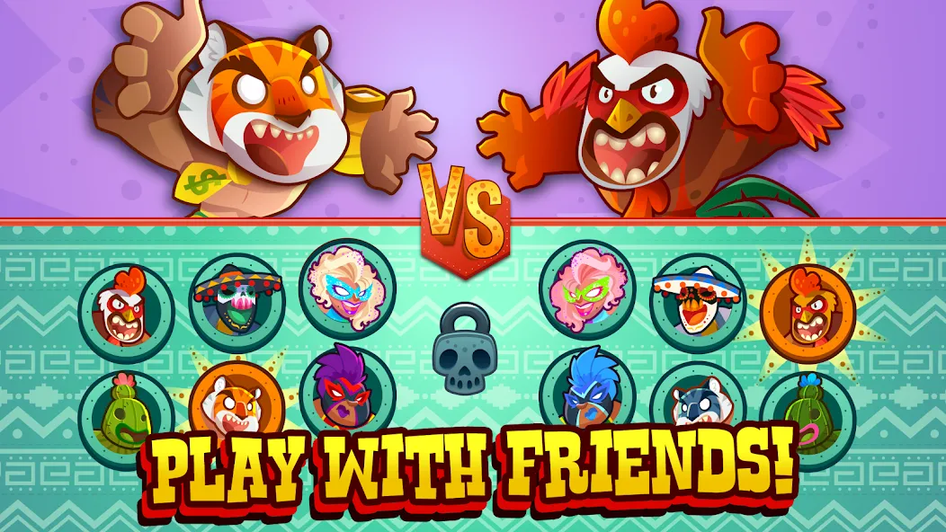 UFB Lucha Libre: Fight Game — Мод: Много денег и всё разблокировано — скриншот 3 UFB Lucha Libre: Fight Game — Мод: Много денег и всё разблокировано — скриншот 3