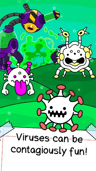 Скачать Virus Evolution: Merge Game — Последняя версия (Много денег) — скриншот 1