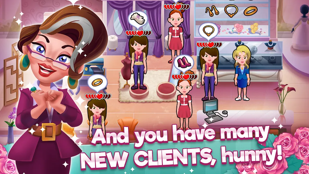 Wedding Salon Dash Bridal Shop MOD — Много денег на Андроид — скриншот 2