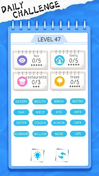 Word Sort: Association Connect на Андроид — Мод Все уровни открыты — скриншот 4