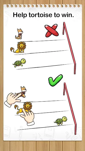 Brain Puzzle - IQ Test Games MOD APK на Android — Много подсказок — скриншот 4 Brain Puzzle - IQ Test Games MOD APK на Android — Много подсказок — скриншот 4