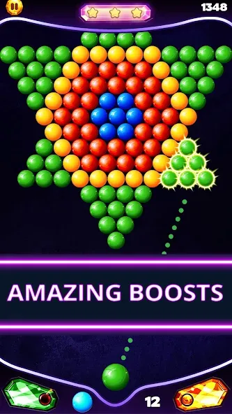 Скачать Bubble Shooter Classic — Последняя версия (Много монет и без рекламы) — скриншот 1