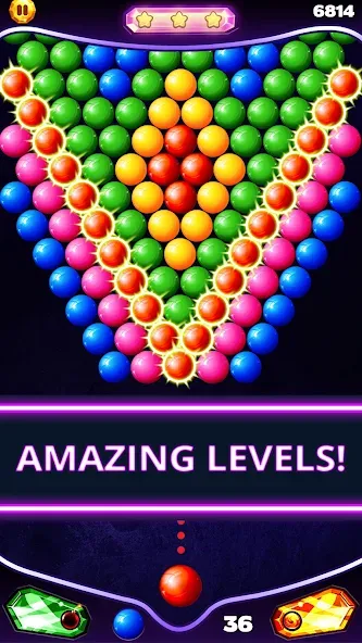 Скачать Bubble Shooter Classic — Последняя версия (Много монет и без рекламы) — скриншот 3