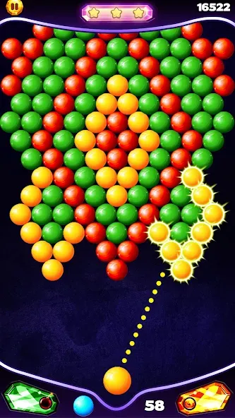 Скачать Bubble Shooter Classic — Последняя версия (Много монет и без рекламы) — скриншот 5