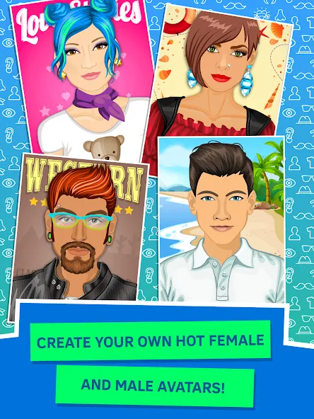 Avatar Creator App MOD APK на Android — Всё открыто — скриншот 1