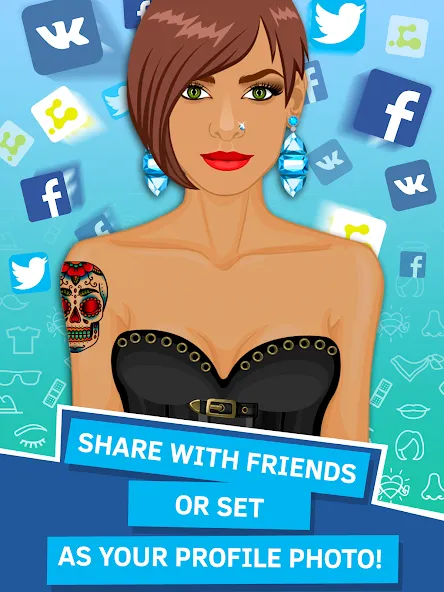 Avatar Creator App MOD APK на Android — Всё открыто — скриншот 5