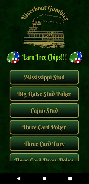 Скачать Riverboat Gambler на Android — Бесконечные фишки и деньги — скриншот 1