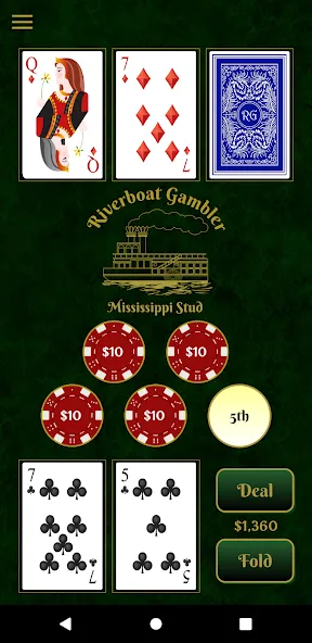 Скачать Riverboat Gambler на Android — Бесконечные фишки и деньги — скриншот 2