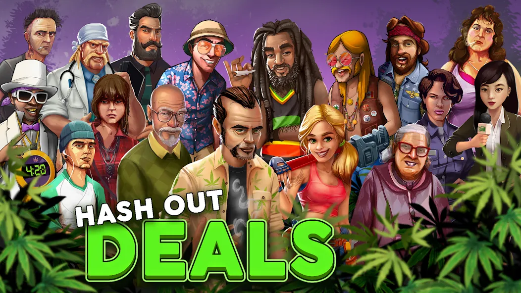 Скачать взломанную Hempire - Plant Growing Game — Много денег и семян — скриншот 2