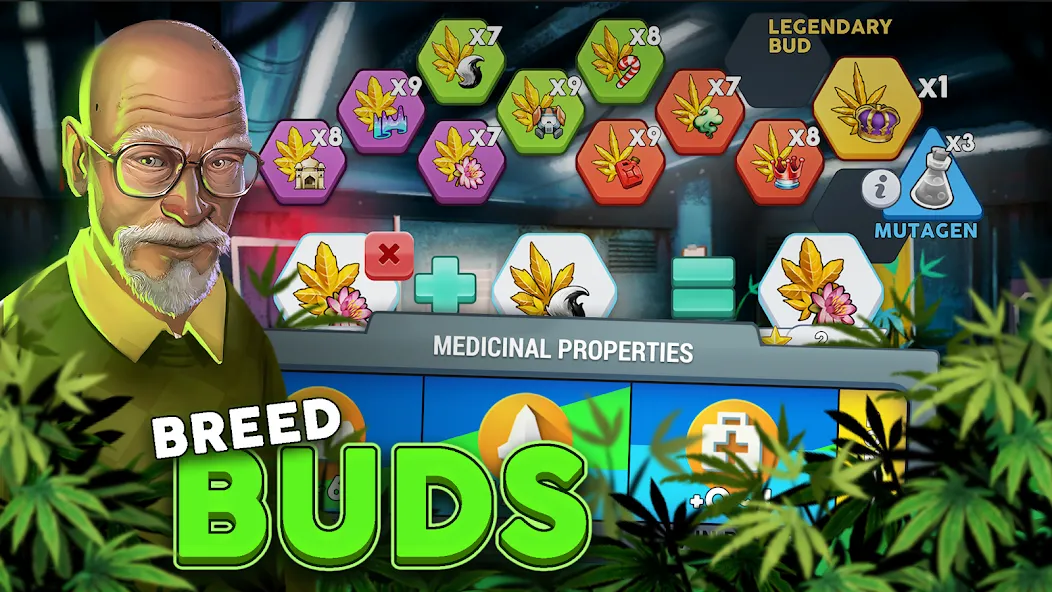 Скачать взломанную Hempire - Plant Growing Game — Много денег и семян — скриншот 4
