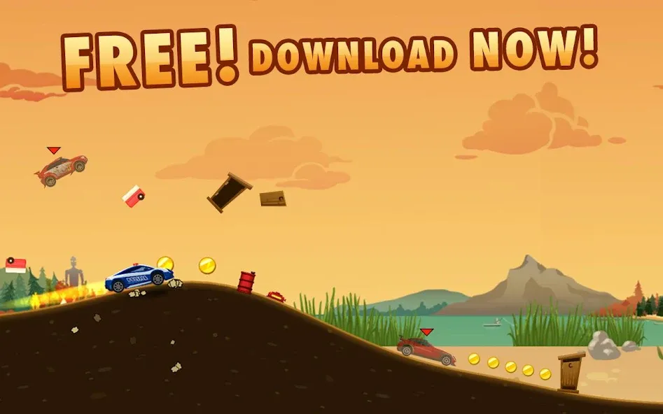 Скачать взлом Extreme Road Trip 2 на Андроид — Много денег — скриншот 5