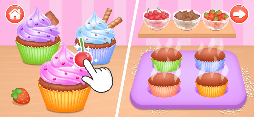 Взломанная Kids Cooking Games 2+ Year Old на Андроид — Все открыто — скриншот 3 Взломанная Kids Cooking Games 2+ Year Old на Андроид — Все открыто — скриншот 3
