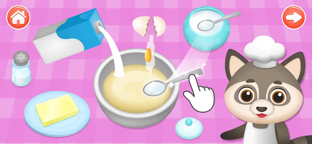 Взломанная Kids Cooking Games 2+ Year Old на Андроид — Все открыто — скриншот 4 Взломанная Kids Cooking Games 2+ Year Old на Андроид — Все открыто — скриншот 4