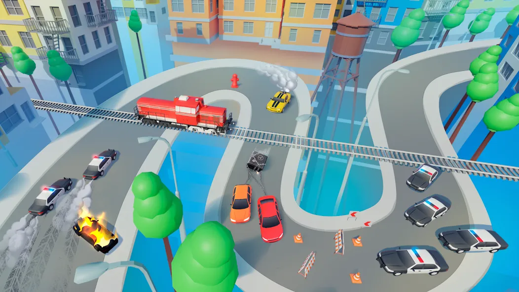 Line Race: Police Pursuit — Много денег — скриншот 2