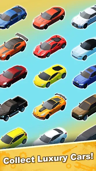 Car Mechanic Tycoon на Андроид — Мод Бесконечные деньги — скриншот 1