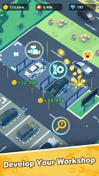 Car Mechanic Tycoon на Андроид — Мод Бесконечные деньги — скриншот 3
