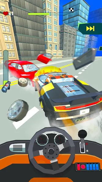 Скачать Crazy Rush 3D: Race Master с модом — Много денег — скриншот 2