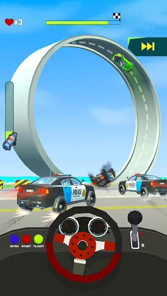 Скачать Crazy Rush 3D: Race Master с модом — Много денег — скриншот 4