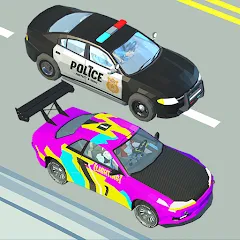 Скачать Crazy Rush 3D: Race Master с модом — Много денег