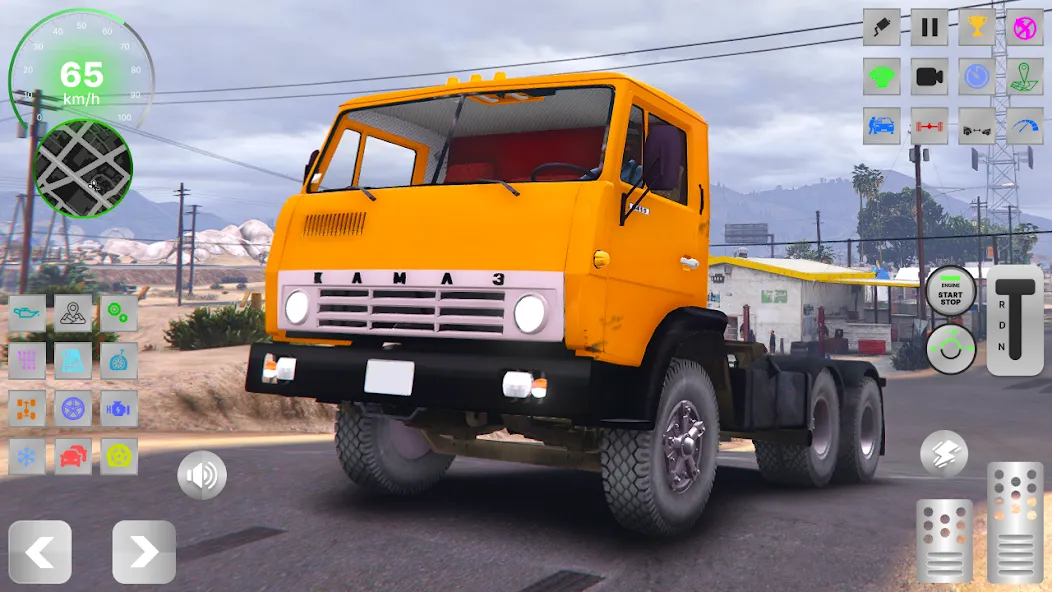 KAMAZ: Ultimate Russian Truck на Андроид — Много денег и все машины открыты — скриншот 1