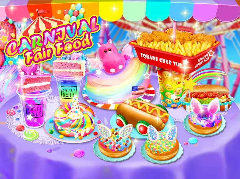 Скачать Unicorn Chef Games for Teens (Мод: Все открыто) на Андроид — скриншот 1
