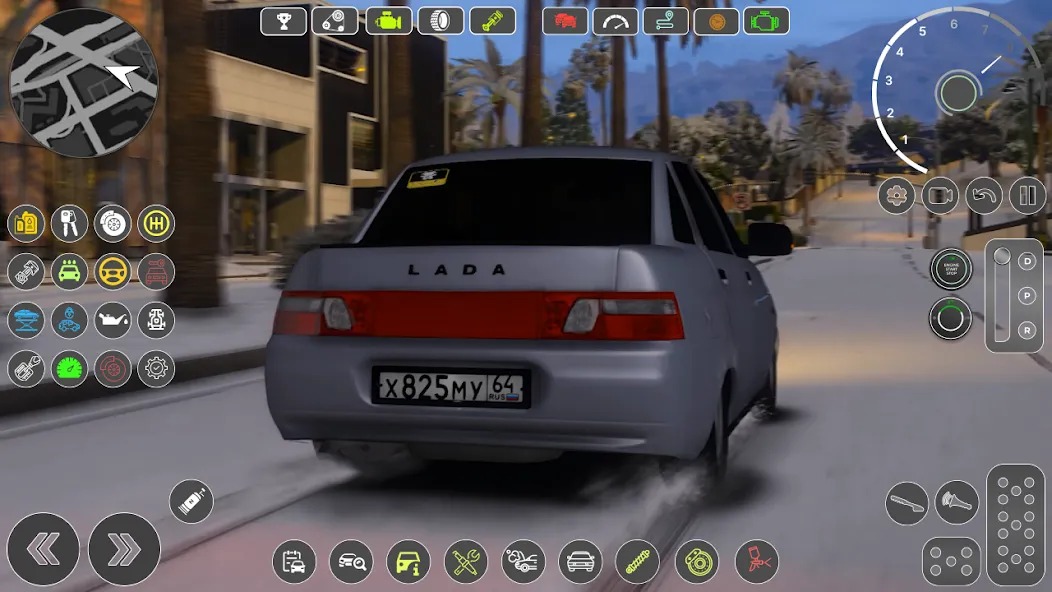 Скачать Lada 2110 Special Unit Race на телефон — Много денег и бесплатные покупки — скриншот 3