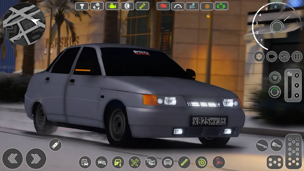 Скачать Lada 2110 Special Unit Race на телефон — Много денег и бесплатные покупки — скриншот 4