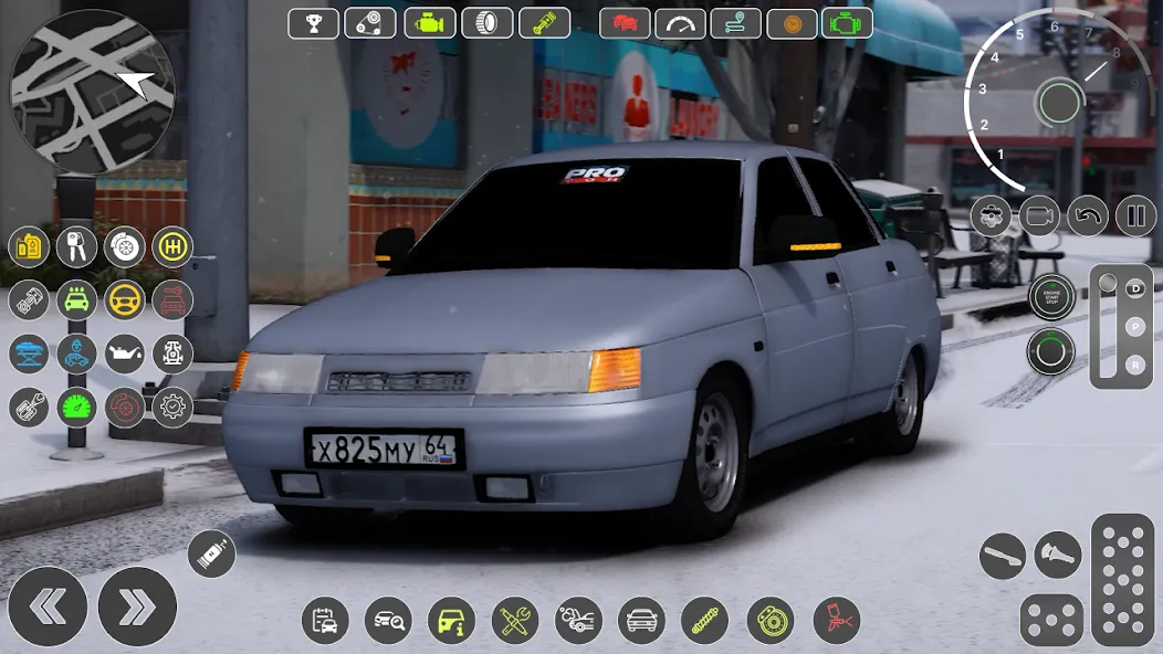 Скачать Lada 2110 Special Unit Race на телефон — Много денег и бесплатные покупки — скриншот 5