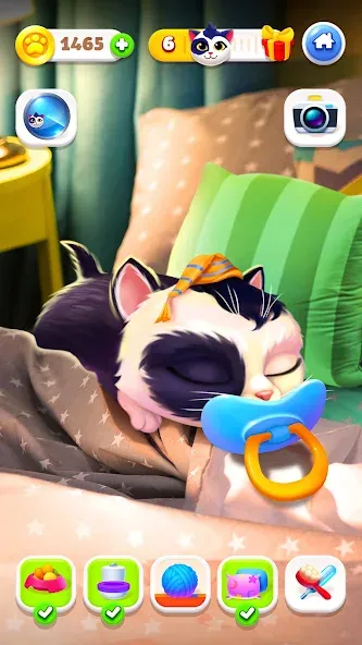 My Cat - Virtual pet simulator (Мод Много денег) — скриншот 3