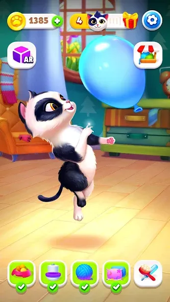 My Cat - Virtual pet simulator (Мод Много денег) — скриншот 4