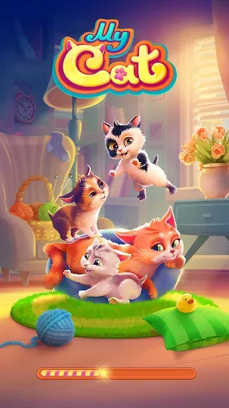 My Cat - Virtual pet simulator (Мод Много денег) — скриншот 5