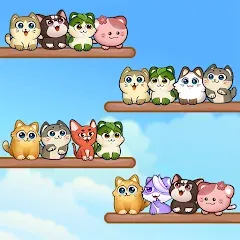 Cat Sort Puzzle: Cute Pet Game на Андроид — Много денег