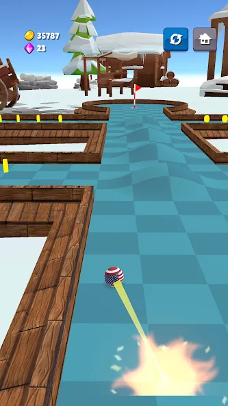Mini Golf Game - Putt Putt 3D Mod APK Много денег — Скачать на Андроид — скриншот 3 Mini Golf Game - Putt Putt 3D Mod APK Много денег — Скачать на Андроид — скриншот 3
