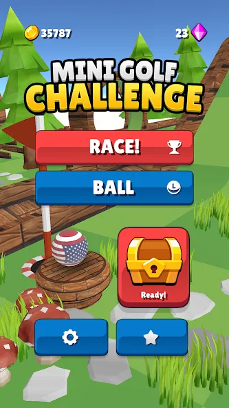 Mini Golf Game - Putt Putt 3D Mod APK Много денег — Скачать на Андроид — скриншот 4 Mini Golf Game - Putt Putt 3D Mod APK Много денег — Скачать на Андроид — скриншот 4