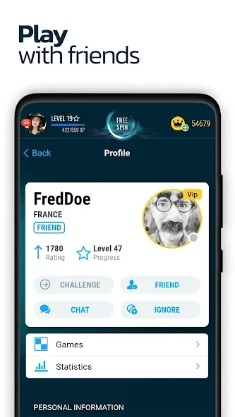 Скачать Chess Online на Андроид — Бесконечные монеты и все открыто — скриншот 4