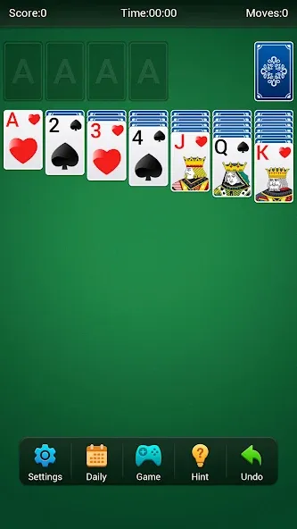 Solitaire — Взломанная версия (Много денег) — скриншот 1