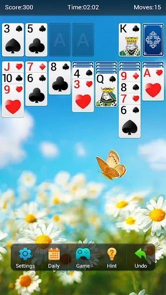 Solitaire — Взломанная версия (Много денег) — скриншот 2