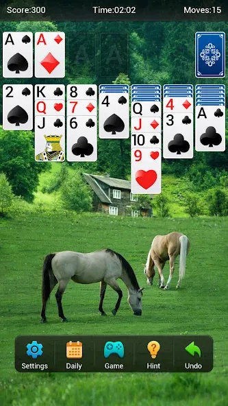 Solitaire — Взломанная версия (Много денег) — скриншот 4