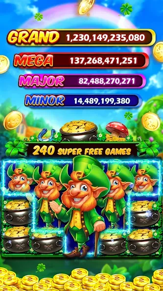 Clubillion Vegas Casino Slots MOD — Много денег на Андроид — скриншот 1