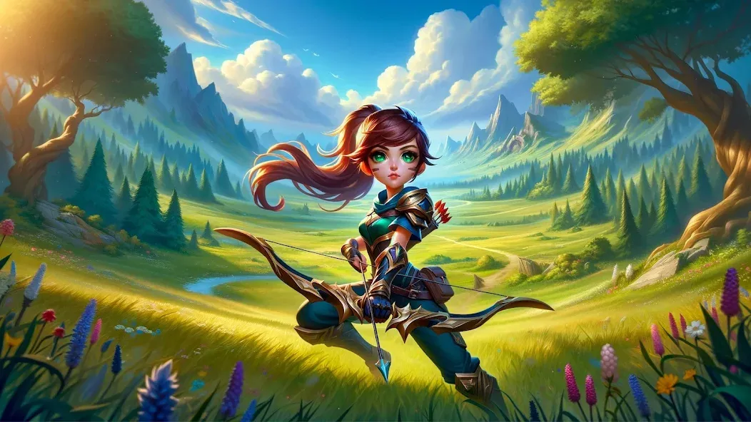 Скачать Archer Hunter - Adventure Game MOD APK — Много денег и бессмертие — скриншот 1